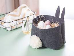 Nun die ecken des großen filzstückes so. Nahen Handarbeit Etsy De Osterkorbchen Basteln Filz Geschenke Basteln Mit Kindern Weihnachten Diy Fruhling