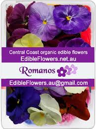 The most beautiful fresh cut flowers, stylishly wrapped and arranged. Romanos Edible Flowers Farm Edible Flowers
