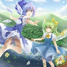 大妖精 touhou cirno and daiyousei イラスト 東方 かわいい 妖精