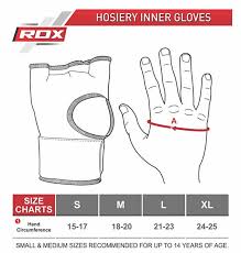 Rdx 75cm Gel Inner Gloves With Wrist Strap