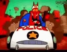 The series chronicles the adventures of a cow, named cow, and her chicken brother, named chicken. Cow And Chicken Devil Gifs Tenor