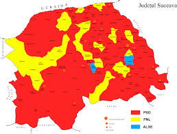 Continuăm aici cu rezultatele oficiale parțiale la alegerile europarlamentare 2019, pe măsură ce ele sunt anunțate de biroul electoral. Harta Rezultatelor Alegerilor Parlamentare 2016 In JudeÈul Suceava