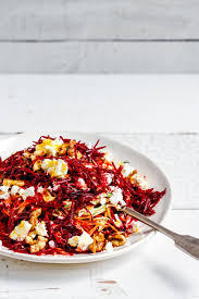 Raw Beetroot Carrot Salad With Feta Walnuts Stuck In The Kitchen Beetroot And Carrot Salad Raw Food Recipes Food