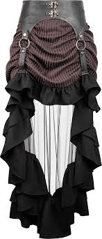 Jupe Steampunk Asymetrique Originale Effet Porte Jarretelles Punk Rave Japan Attitude Punkr0182 Shop Www Jupe Steampunk Porte Jarretelles Robe Steampunk