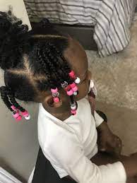 Toddler Puff And Braids Hairstyles Quick Hair Styles For One Year Olds Black Baby Girl Hairstyles Lil Girl Hairstyles Kids Braided Hairstyles