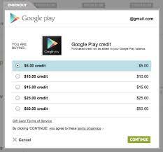Choose from thousands of great games: Google Play Store Credits Now Available Online From Google