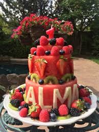 This post has got you covered! Watermelon Cake For Birthday Fun Fruit Birthday Cake Fresh Fruit Cake Fruit Birthday