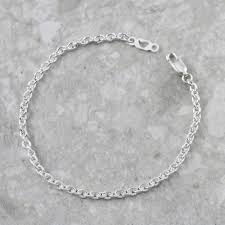 Sterling silver is the most common alloy mix found in jewelry. Round Links Bracelet Shop Sterling Silver Bracelets Silvery Australia