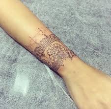 Bracelet Tattoo Design Cuff Tattoo Mandala Wrist Tattoo Arm Cuff Tattoo
