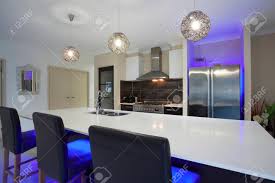 Check spelling or type a new query. Led Lit Kitchen And Dining Table In Modern Stylish Home Stock Photo Picture And Royalty Free Image Image 37743220