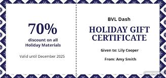 Free to download and print. 9 Free Holiday Certificate Templates Customize Download Template Net