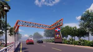 Así de bella se proyecta que será la hermosa entrada a la ciudad de Moca,entrando  por la Autopista Ramón Cáceres desde la Autopista Duarte.con una Hermosa  vista panorámica.