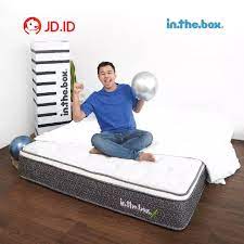 Kelebihan lain dari kasur evlon adalah memiliki bobot yang ringan sehingga pemasangannya sangat mudah untuk dilakukan. Jual Kasur Spring Bed Inthebox X Ukuran 100 X 200 Super Single Free Shipping White 100 X 200 Cm Inthebox