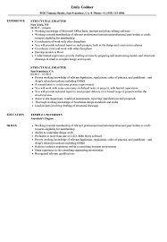 structural drafter resume samples