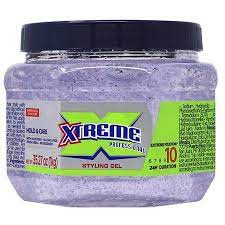 Take a small portion of the gel between. Xtreme Professional Extreme Hold Hair Gel Clear Jar 35oz Walmart Com Styling Gel Hair Gel Eco Styler Gel