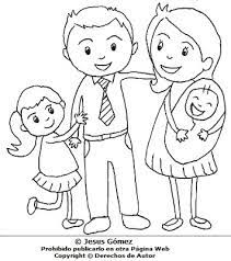 6 familia unida dibujo la familia para colorear, caricatura de familia meseros, imágenes de una familia unida de 8 personas ancho: Familias Animadas Para Colorear
