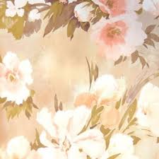 Vintage berries multi flower wallpaper. Beautiful Pink Brown Cream Summer Japanesse Flowers With Green And Purple Brown Leaf Floral Design Wallpaper