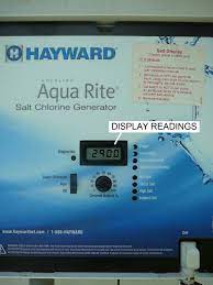 How To Read And Adjust The Hayward Aqua Rite Scg Operational Values Inyopools Com