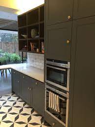 Hand Painted By Mjguestltd Using Tikkurila Otex And Helmi Matt In A Beautiful Dark Grey Tone Ww Kitchen Paint Kitchen Inspirations Dark Grey Kitchen Cabinets