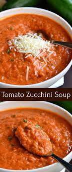 Zucchini Tomato Soup Recipe Delightful Comforting And Easy Tomato Soup Made With Addition Of Fres Tomato Soup Easy Tomato Soup Recipes Zucchini Soup Recipes