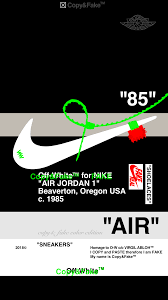  Off White X Nike Ajl Blk A Copy Fake Color Edion Streetwear Wallpaper Supreme Wallpaper Supreme Iphone Wallpaper