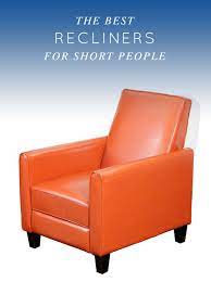 The Best Recliners For Short People Recliners Made For Short People Typically Have A Shorter Back Resting A Living Room Orange Leather Club Chairs Club Chairs