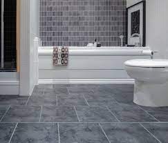 The best ideas for bathroom floors are tile, vinyl, or linoleum flooring. Bathroom Stylish Bathroom Flooring Ideas Bathroom Flooring Ideas Ceramic Grey Flooring Tile Grey Bathroom Floor Bathroom Flooring Bathroom Flooring Options