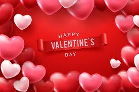 Check spelling or type a new query. Alles Gute Zum Valentinstag Gluckwunsch Mit Roten Und Rosa 3d Herzformen Kostenlose Vektor