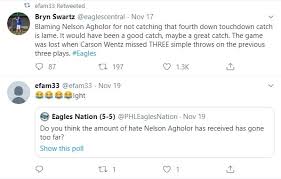 I will tell you, on record, that's not something i mess with, agholor said. Burner Account Investigation Nelson Agholor Or A Troll Crossing Broad