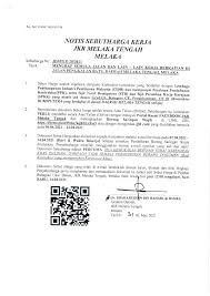 Jkr Melaka Tengah Notis Sebutharga Kerja Gred G1 Jkr Melaka Tengah Melaka Sebutharga No Jdmt J 20 2021 Tajuk Menurap Semula Jalan Dan Lain Lain Kerja Berkaitan Di Jalan