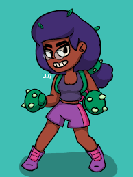 Rosa gets a second skin of tough vine for 3 seconds, decreasing all damage received by 70% for the duration. Rosa Fanart Brawlstars