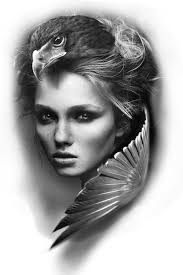 Black And White Womans Face Tattoo Design Pin By Aleksandar Just Tattoo Vojinov On Desenho E Arte Girl Face Tattoo Tattoo Designs Tattoos