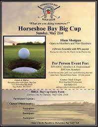 2017 Horseshoe Bay Big Cup Golf Tournament In Door County Wisconsin Horseshoe Bay Golf Membership Golf Tournament