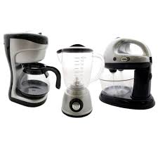 New Kids Play Gourmet Kitchen Appliance Set Blender Coffee Maker Mixer Gourmet Kitchen Appliances Kitchen Appliance Set Kitchen Appliance Reviews