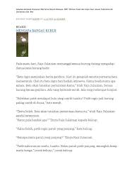 Sanghyang widya atau batara guru menghadiahinya harta benda dan seorang istri yang cantik. Contoh Cerita Rakyat