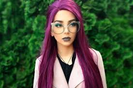 Red highlights on dark brown hair. 13 Purple Red Hair Is The New Black Lovehairstyles Com