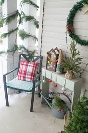 Christmas Front Porch Decorating Ideas Our House Now A Home Front Porch Christmas Decor Porch Decorating Front Porch Decorating