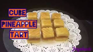 Tart nenas gebu dan cara buat jem nenas pineapple jam tart. Cube Pineapple Jam Tart Recipe Tart Nenas Kiub Youtube