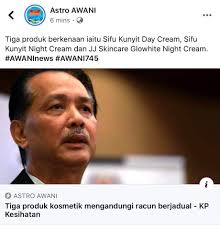 Senarai kopi songkok ini adalah yang beracun dan telah diuji oleh bahagian penguatkuasaan faramasi kkm dan telah dikenalpasti dicampur dengan bahan terlarang. Senarai Penuh Produk Yang Diharamkan Kkm 2020 Bluebell Skincare