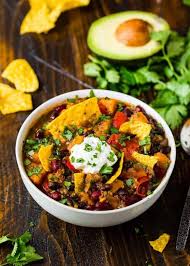 Pressure cooker turkey lentil taco filling recipe. Instant Pot Vegetarian Chili Healthy And Quick Wellplated Com