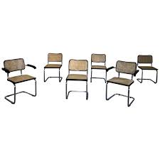 Marcel Breuer B32 Cesca Dining Room Chairs For Gavina Knoll 1963 Set Of 6 Bauhaus Chair Chair Dining Room Chairs Modern