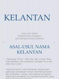 Terdapat teori bukti yang mengatakan bahawa populasi jepun berasal dari china, manakala sesetengah pakar berpendapat ia berasal dari korea. Kelantan Asal Usul Nama Pembentukan Kerajaan Keistimewaan Dan Keunikan