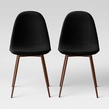 2pk Copley Upholstered Dining Chair Black Project 62 Dining Chairs Upholstered Dining Chairs Dining Room Furniture Collections