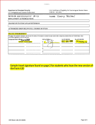 I 20 Form Sample No While Entering Usa Educational Information 515a ...