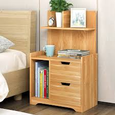 Our bedside tables make the perfect bedside companion. Harmony Tall Bed Side Table With Chest Of Drawers And Shelf Oak