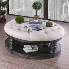 Shop for coffee table ottomans in ottomans. Round Upholstered Coffee Tables You Ll Love In 2021 Wayfair
