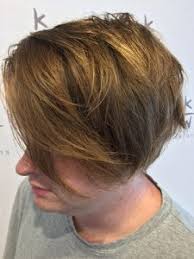 Also make sure, the layers should never end at chin line which will only add more roundness to the. Messy Blonde Cut With Long Choppy Layers Kenneth Wildes Salons