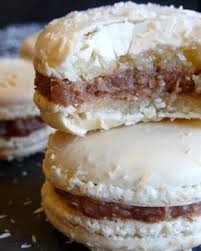 Recette De Macarons Chocolat Coco Facon Bounty Recette Macaron Chocolat Recette Macaron Recette