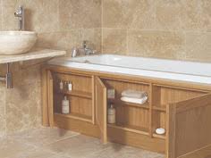 These flexible bath panels and come as 600mm individual slats as used by our installers, each slat can be trimmed to the exact height required so will look good even on the most uneven floors, the trade kit includes everything you need to make your bath panel look great. 17 Bath Panel Storage Ideas Bath Panel Storage Bath Panel Bathrooms Remodel