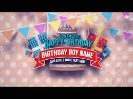 Just drag and drop to change 8 images and 12 texts as needed and hit render. After Effects Template Free Happy Birthday Slideshow Youtube